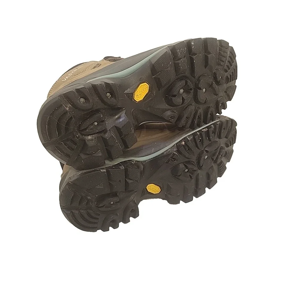 Vasque Gore-Tex Waterproof Hiking Boots Tan Nubuck‎ Mid Trail Trekking 7m